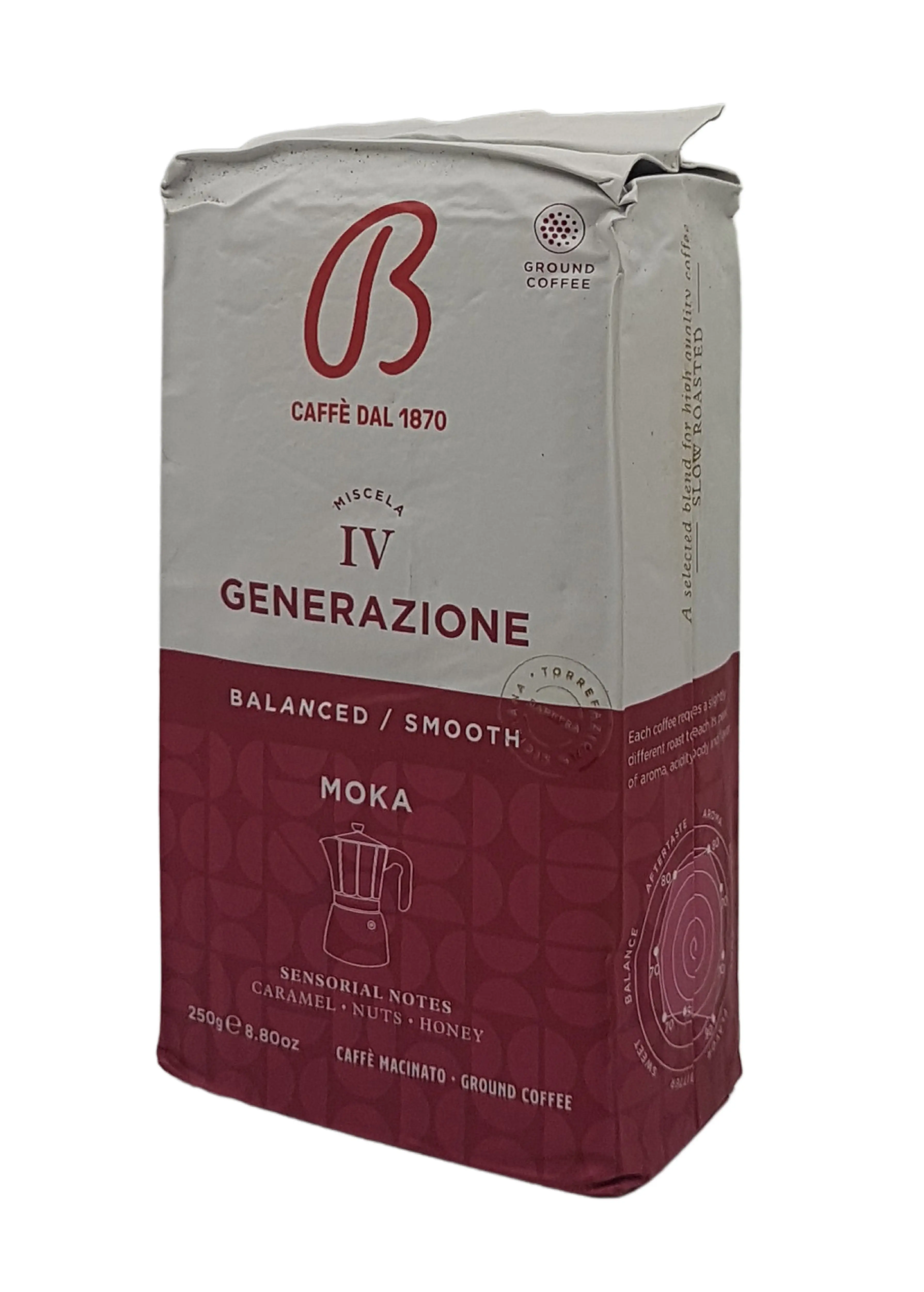Caffè Macinato Moka IV Generazione 250 g Caffè Macinato Moka IV Generazione 250 g
