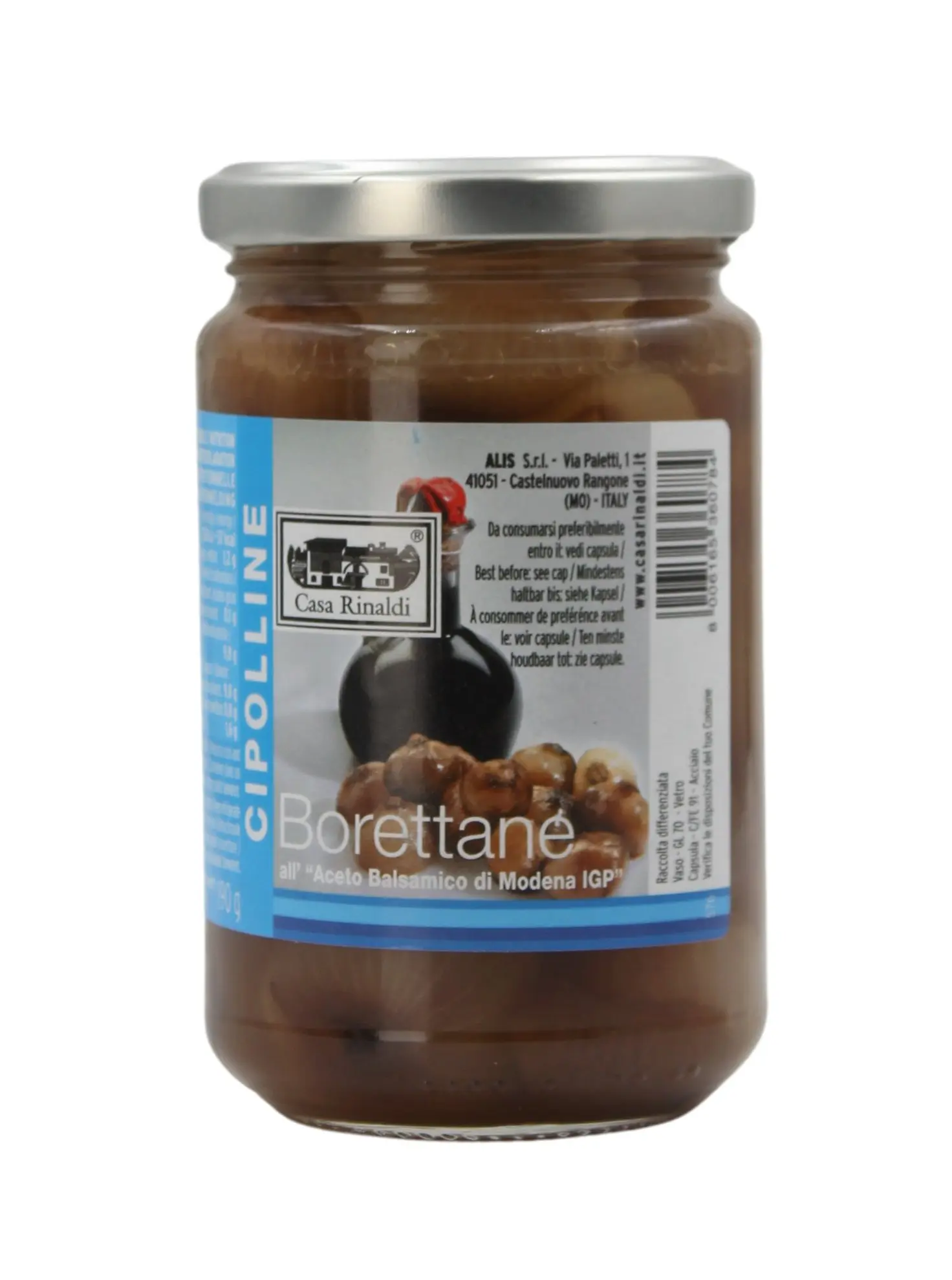 Cipolline Borettane all'Aceto Balsamico di Modena IGP 300 g Cipolline Borettane all'Aceto Balsamico di Modena IGP 300 g