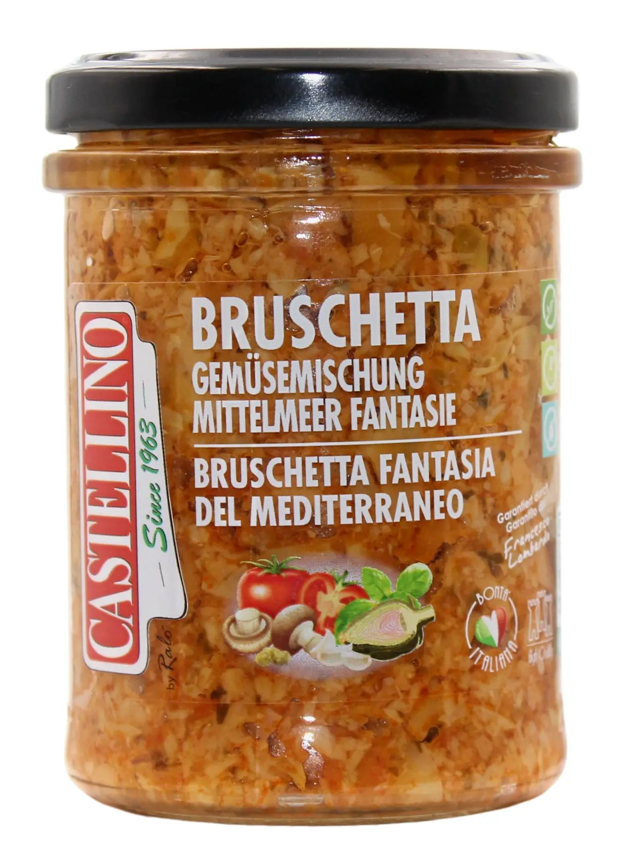 Bruschetta Fantasia del Mediterraneo 180 g Bruschetta Fantasia del Mediterraneo 180 g