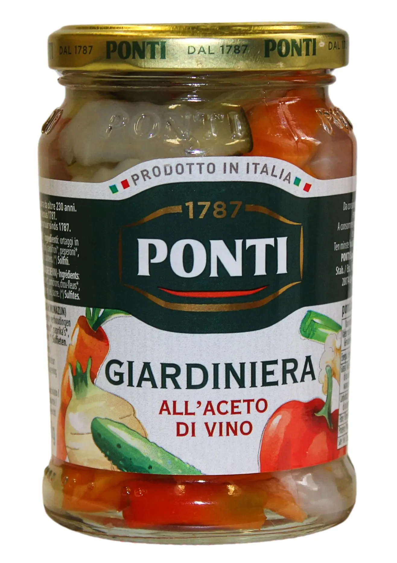 Giardiniera all'Aceto di Vino 290 g Giardiniera all'Aceto di Vino 290 g