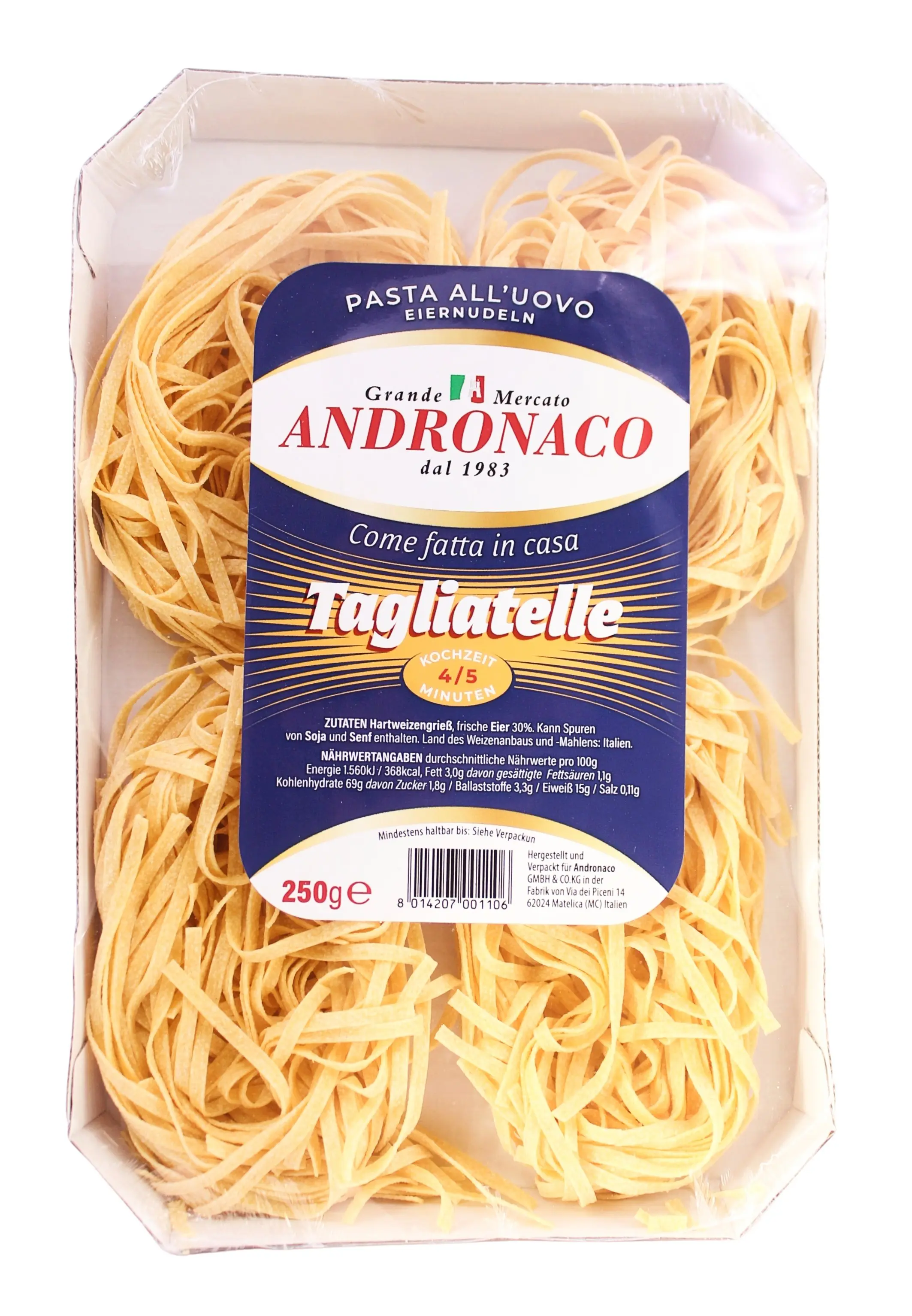 Tagliatelle all´uovo 250 g Tagliatelle all´uovo 250 g