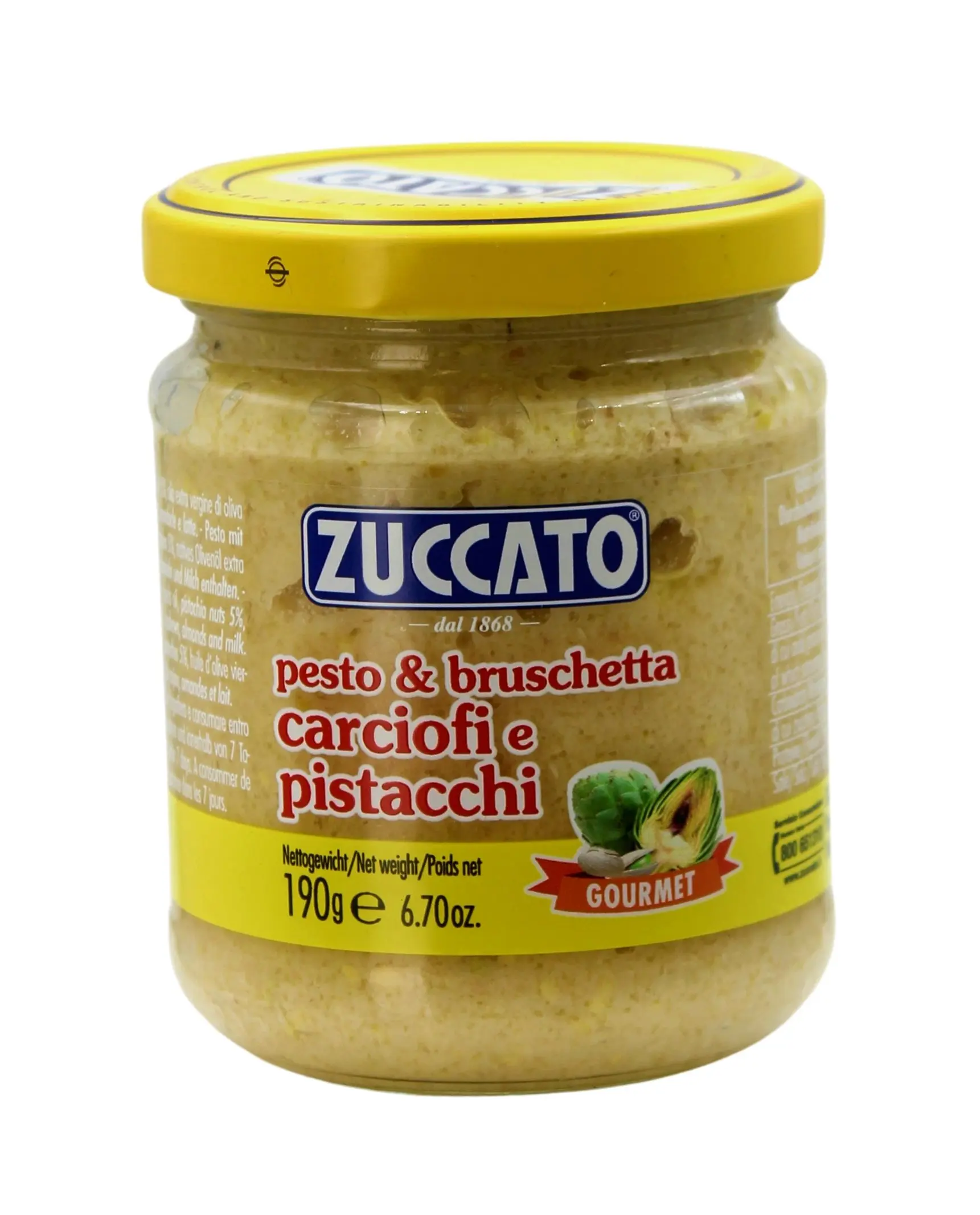 Pesto & Bruschetta Carciofi e Pistacchi 190 g