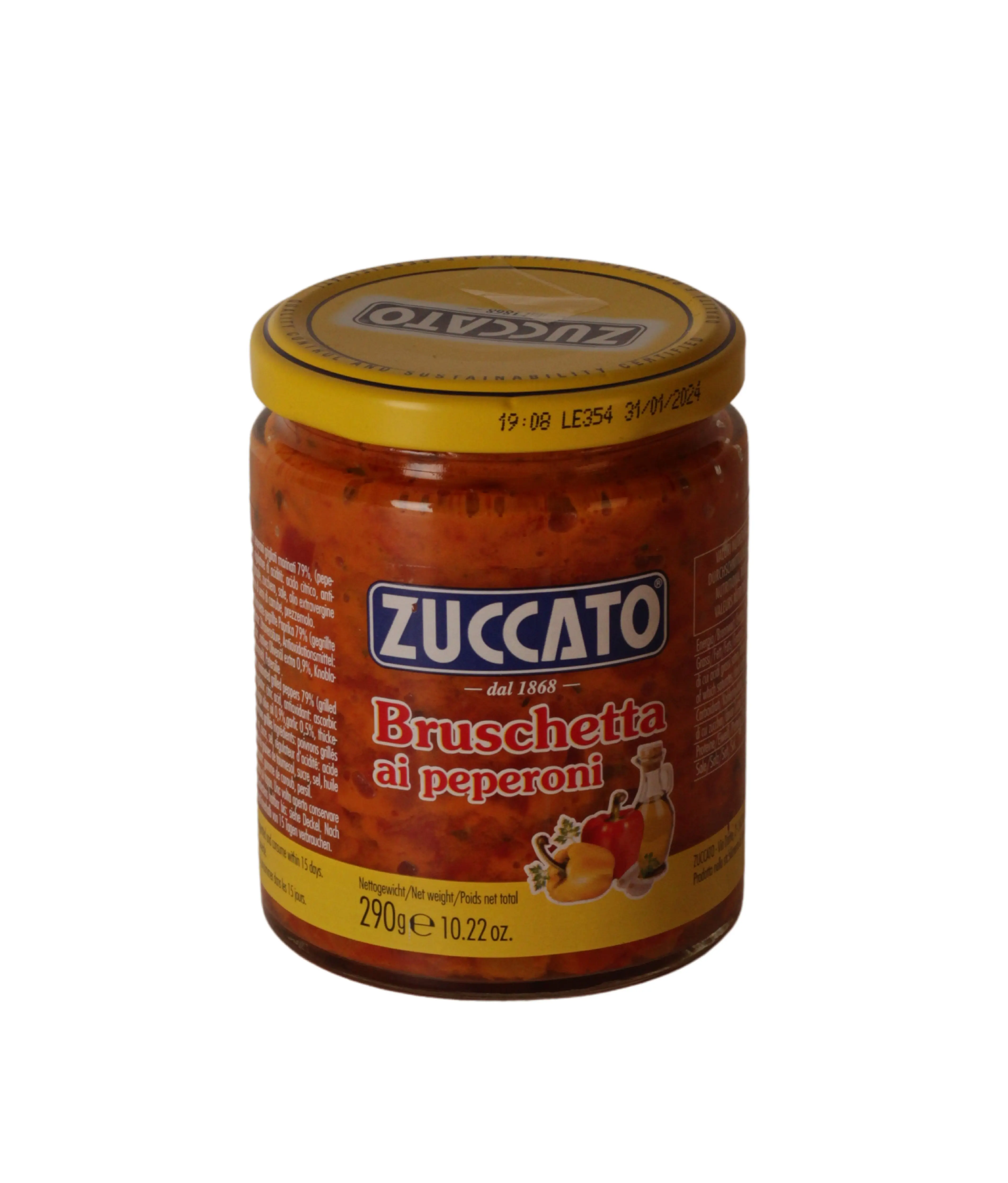 Bruschetta ai Peperoni 290 g Bruschetta ai Peperoni 290 g