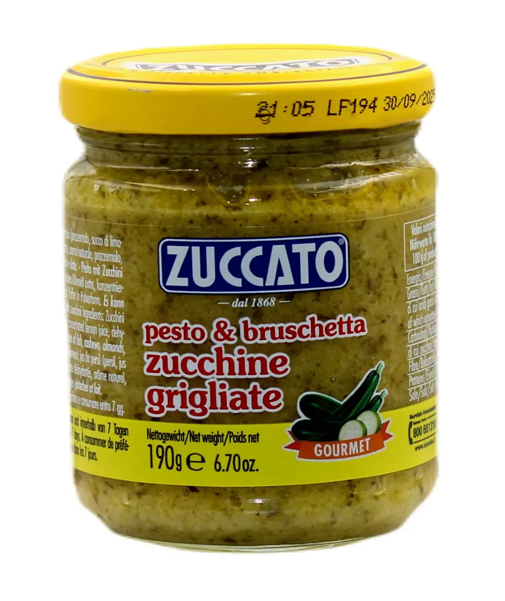Pesto & Bruschetta Zucchine Grigliate 190 g