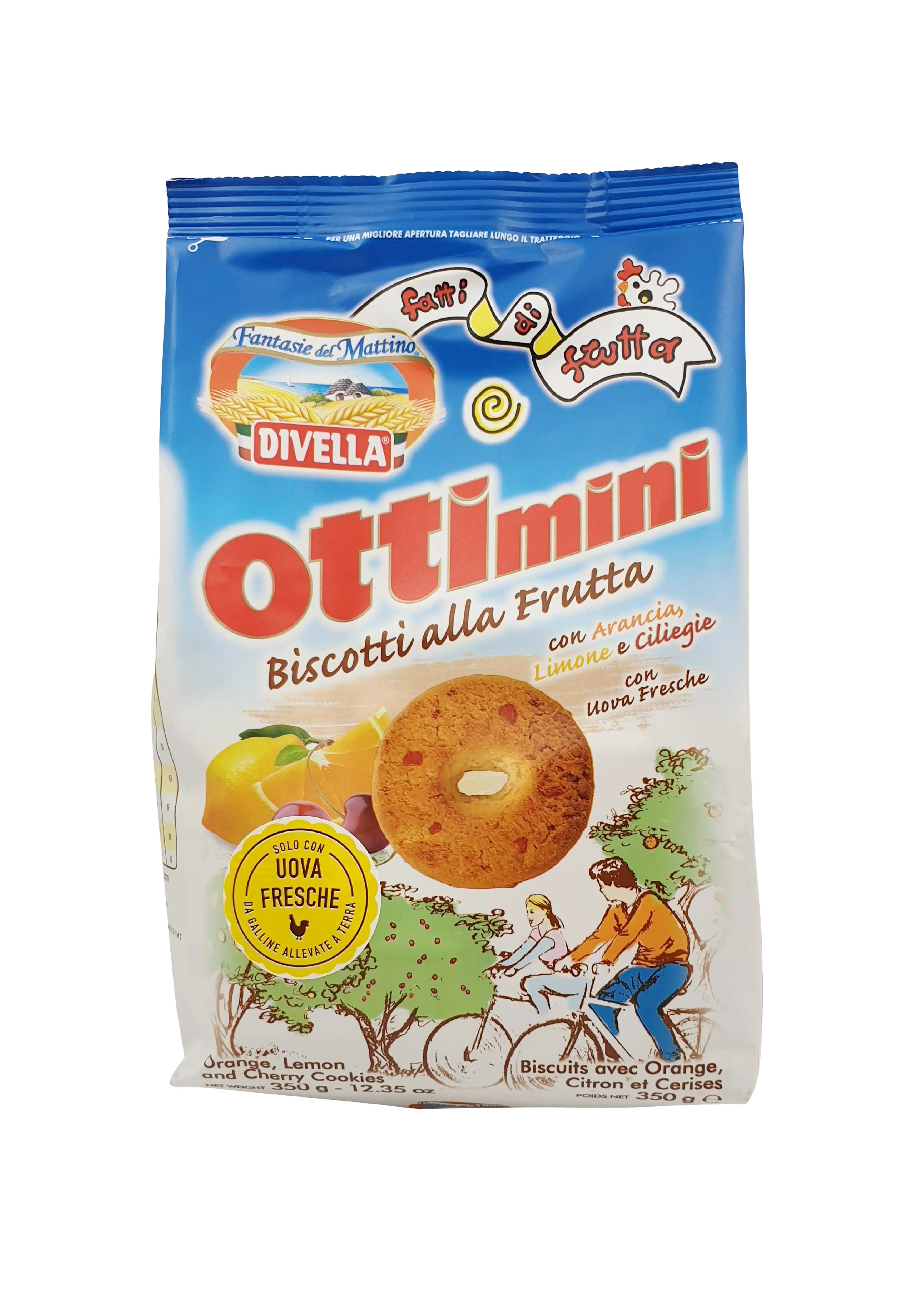 Ottimini Biscotti alla Frutta con Arancia, Limone e Ciliegie