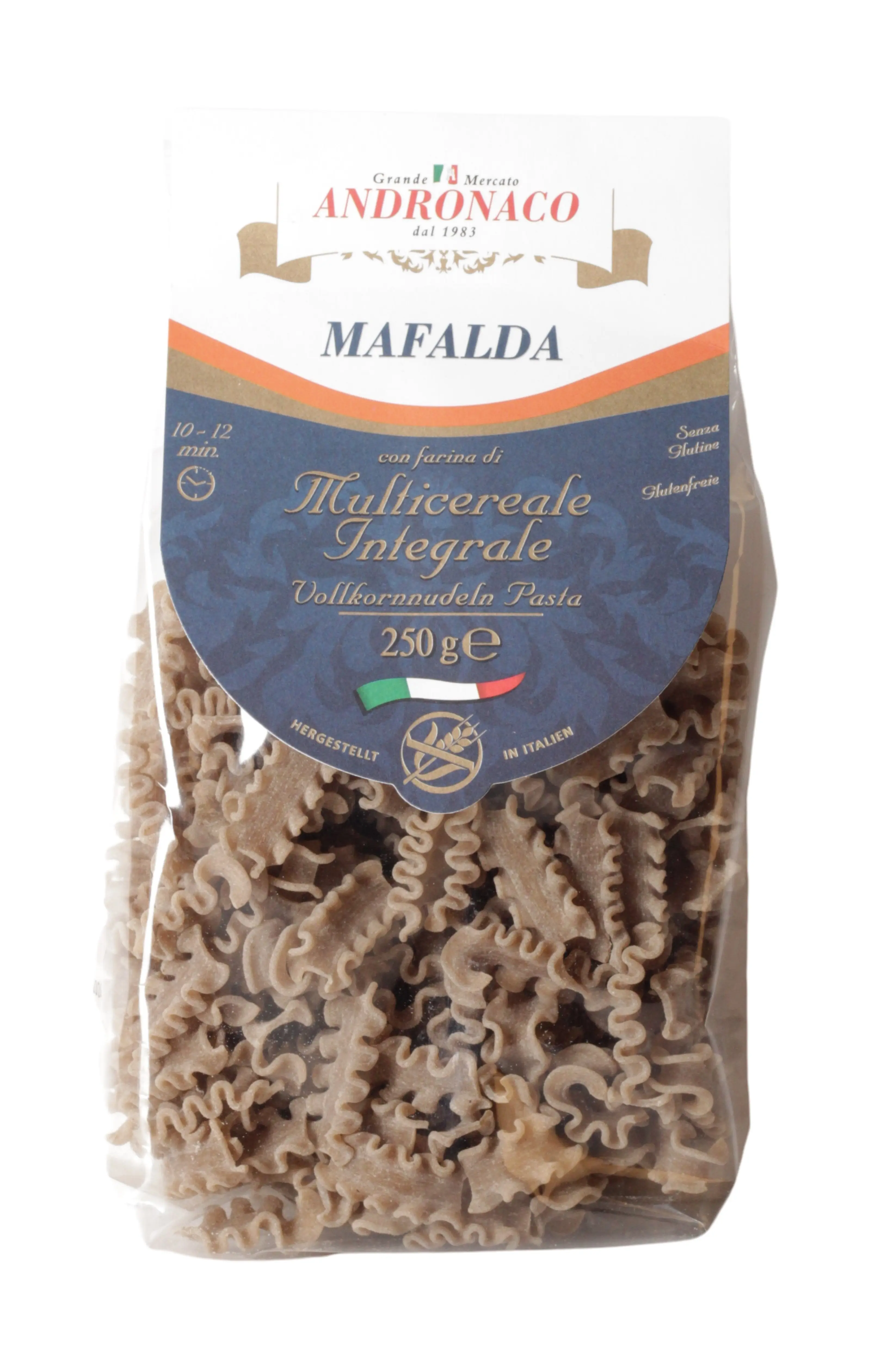 Mafalda Multicereale Integrale 250 g Mafalda Multicereale Integrale 250 g