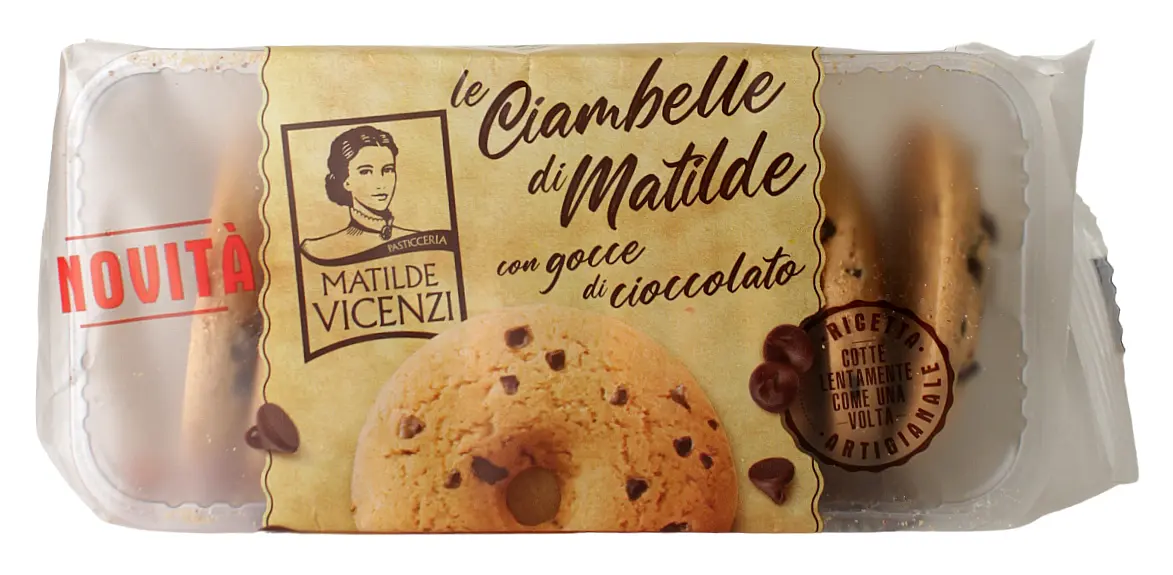 Le Ciambelle di Matilde con Gocce di Cioccolato 200 g Le Ciambelle di Matilde con Gocce di Cioccolato 200 g