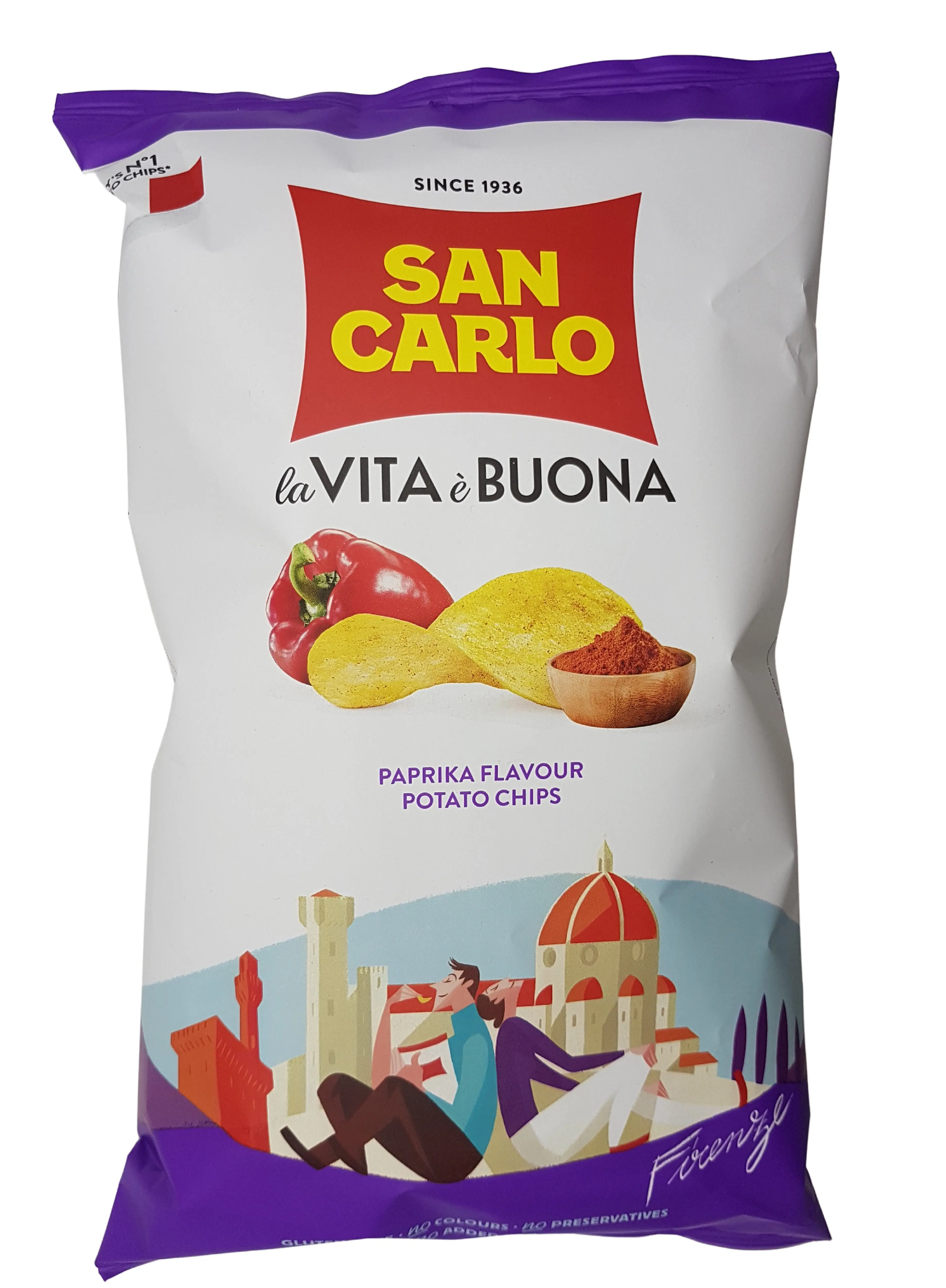 Chips Più Gusto Paprika Firenze 150 g Chips Più Gusto Paprika Firenze 150 g