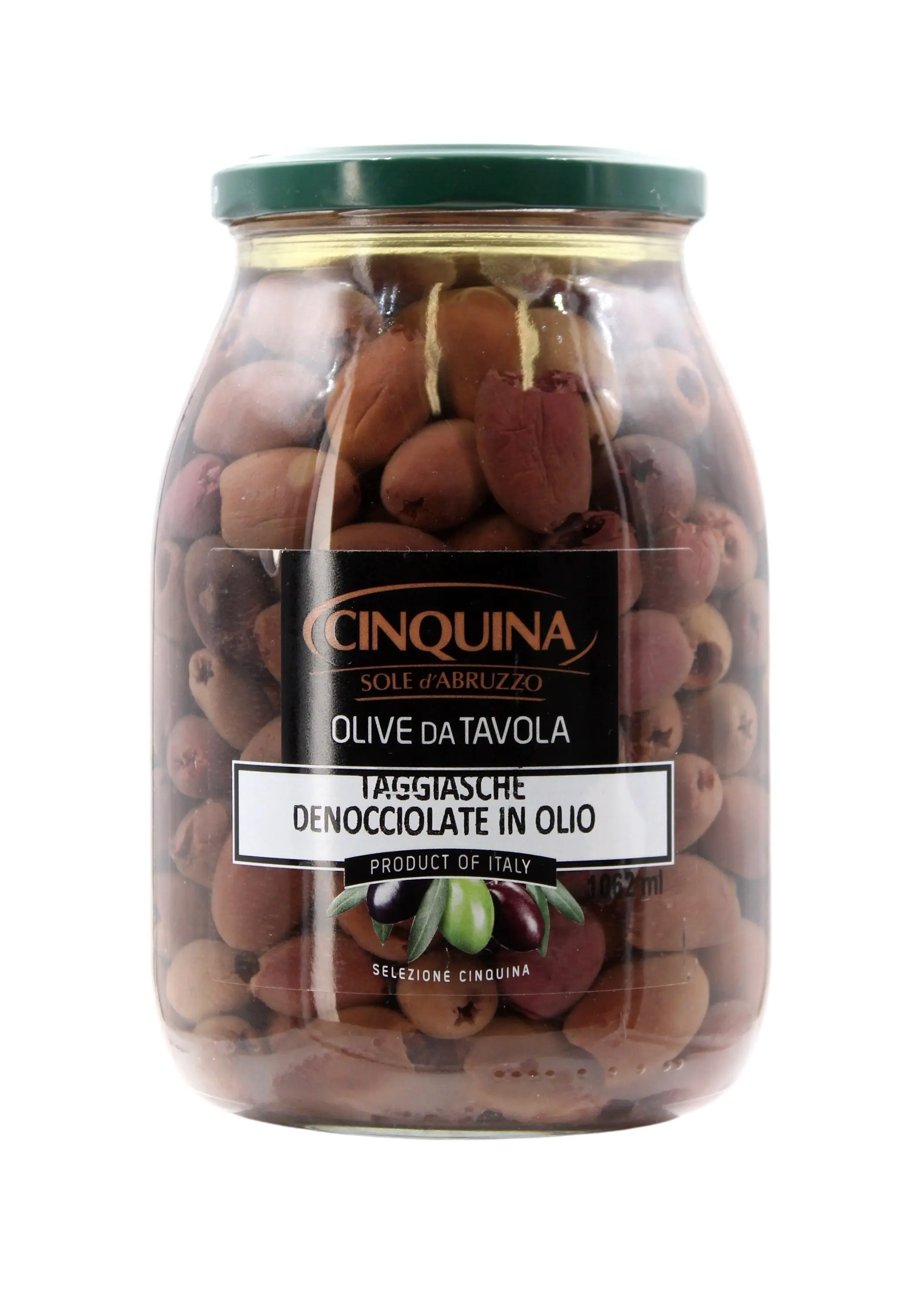 Olive Taggiasche Denocciolate in Olio 980 g Olive Taggiasche Denocciolate in Olio 980 g