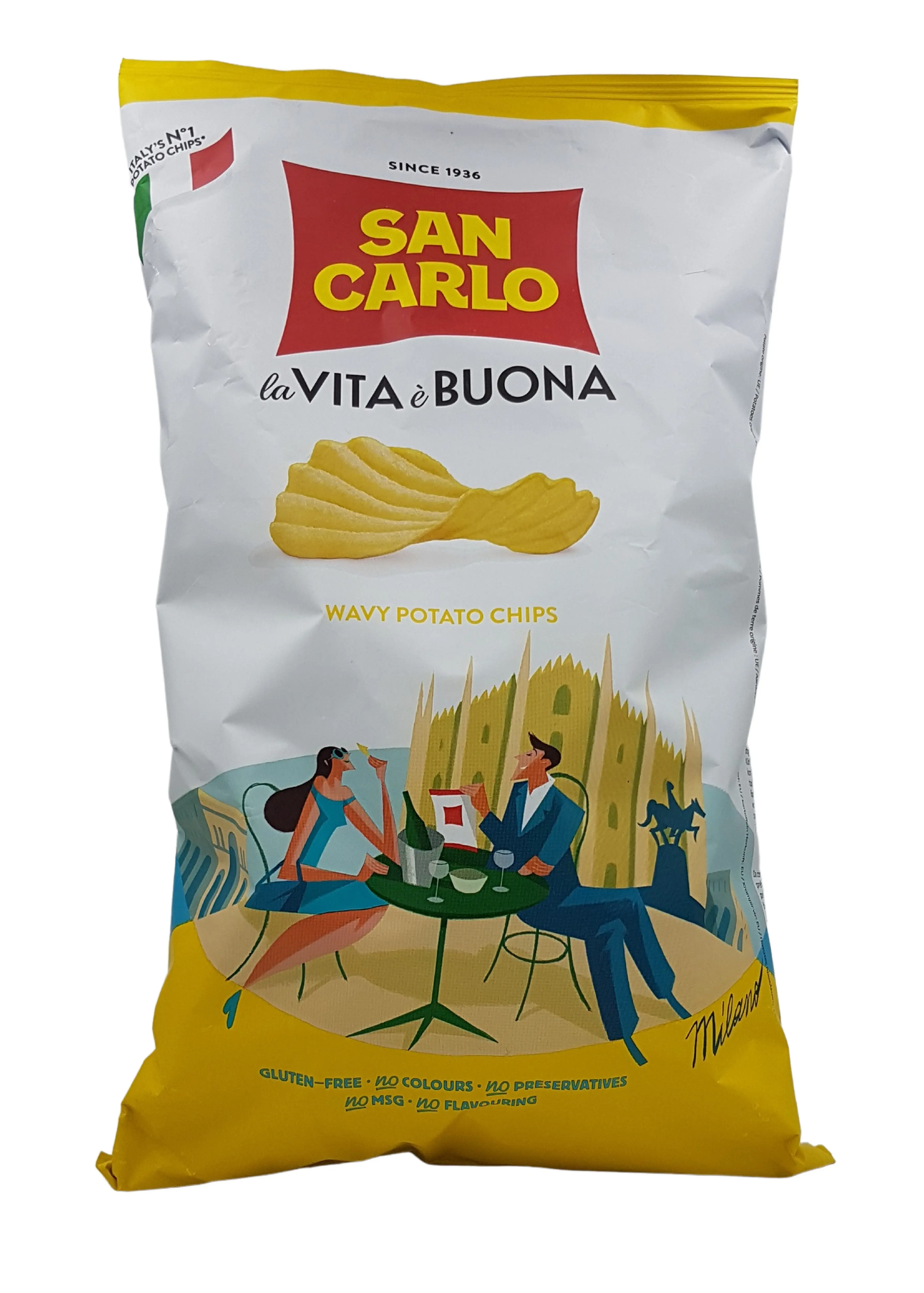 Chips Wavy Milano 180 g Chips Wavy Milano 180 g