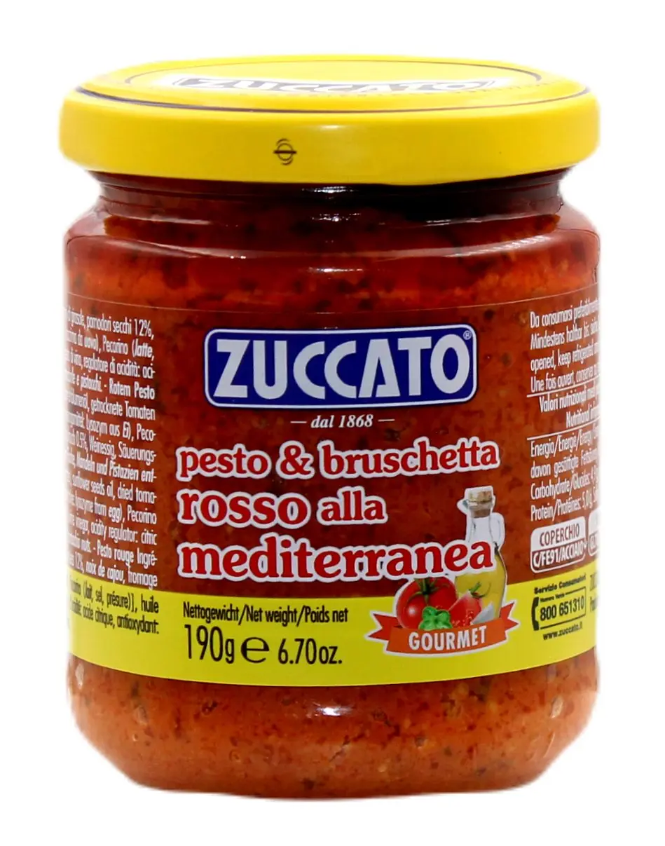 Pesto & Bruschetta Rosso alla Mediterranea 190 g