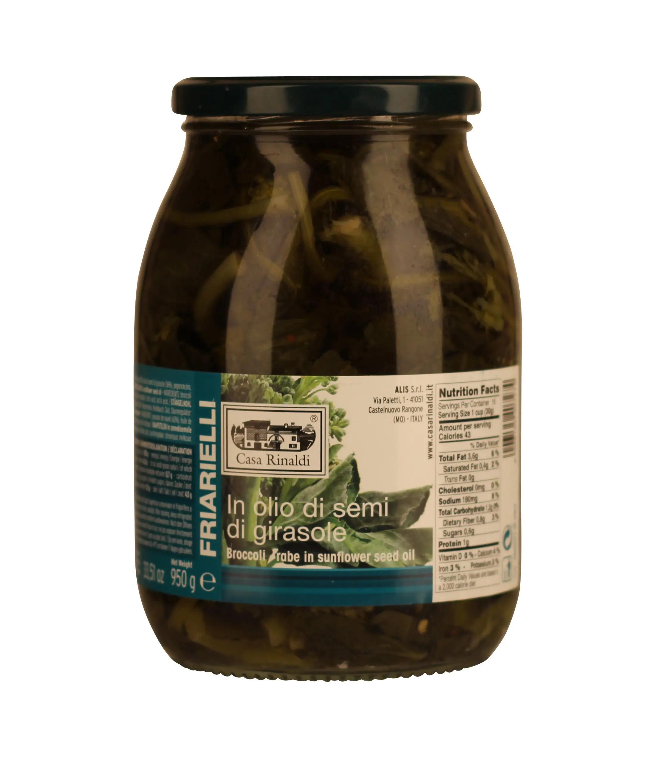 Friarielli in Olio di Semi di Girasole Friarielli in Olio di Semi di Girasole