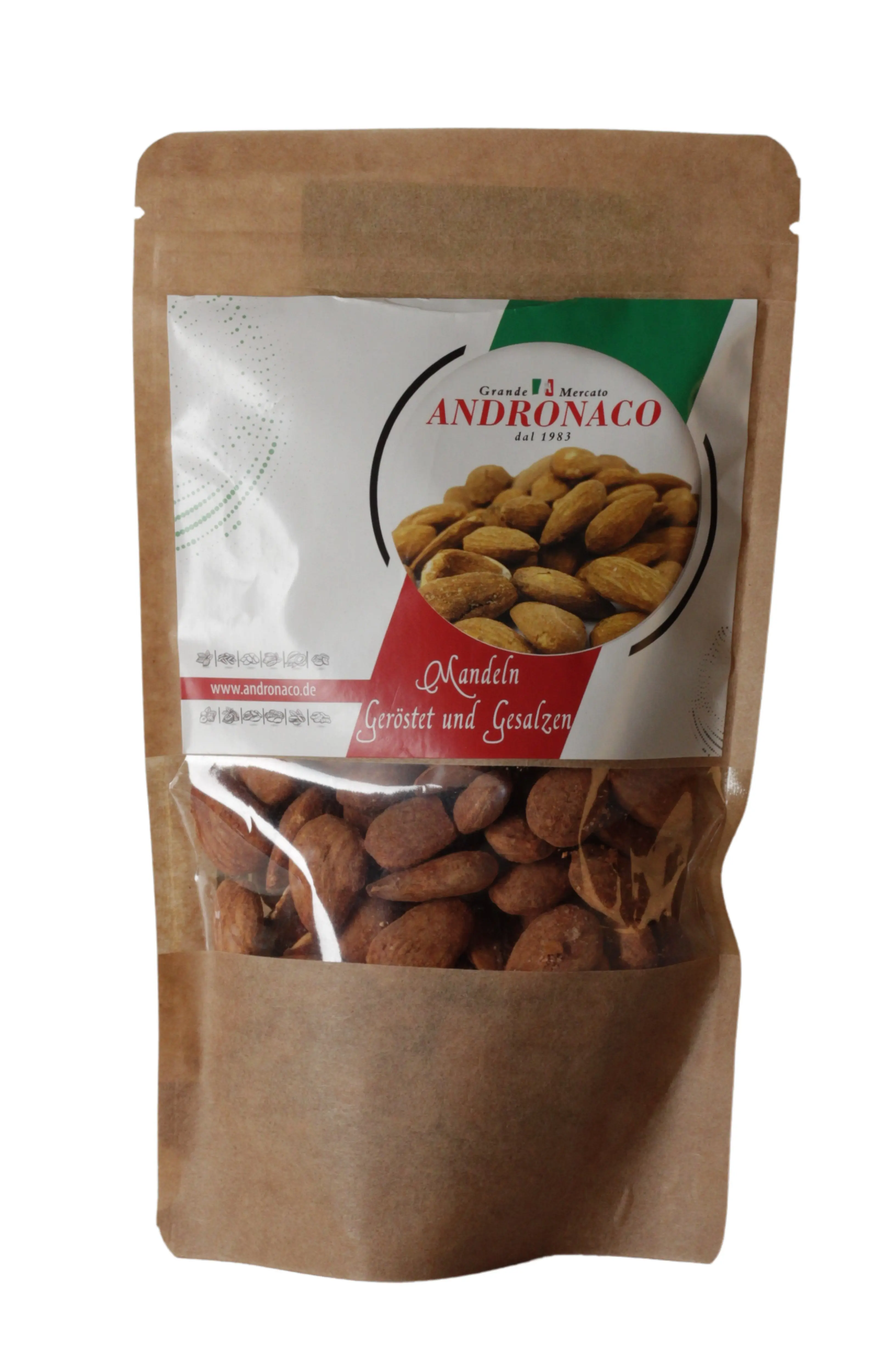 Mandeln geröstet und gesalzen 150 g Mandeln geröstet und gesalzen 150 g
