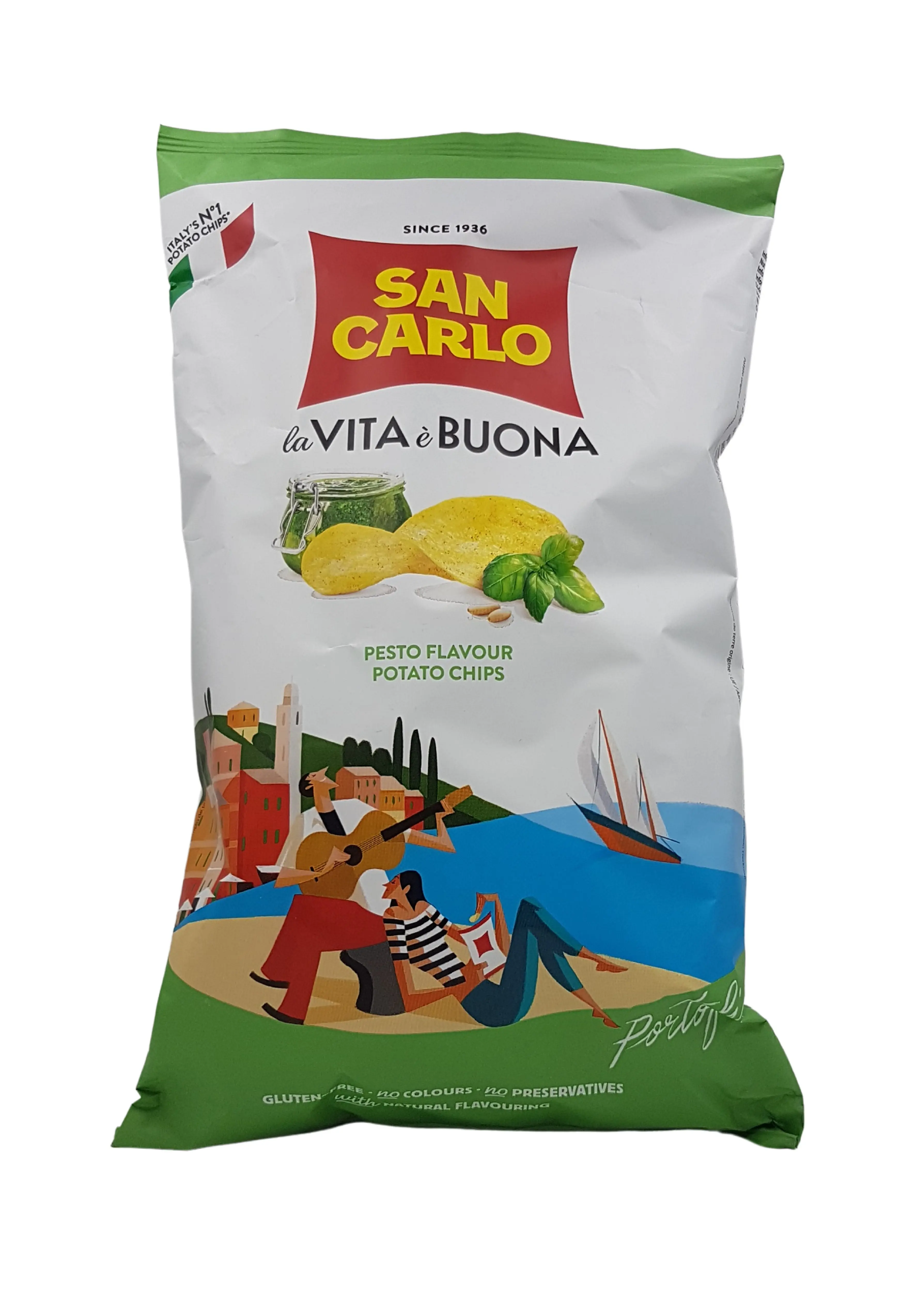 Chips Gusto Pesto Portofino 150 g Chips Gusto Pesto Portofino 150 g
