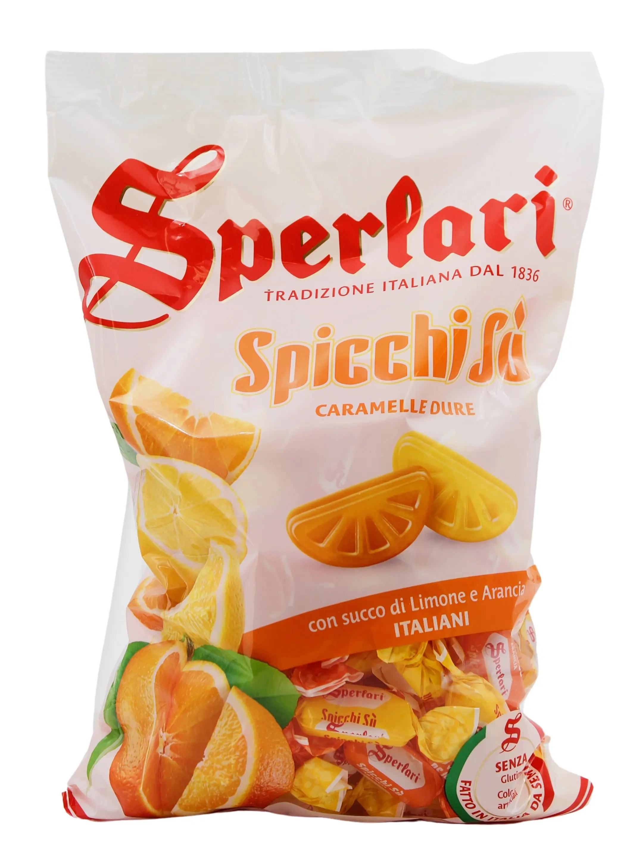 Caramelle Spicchi Limone e Arancia 500 g Caramelle Spicchi Limone e Arancia 500 g