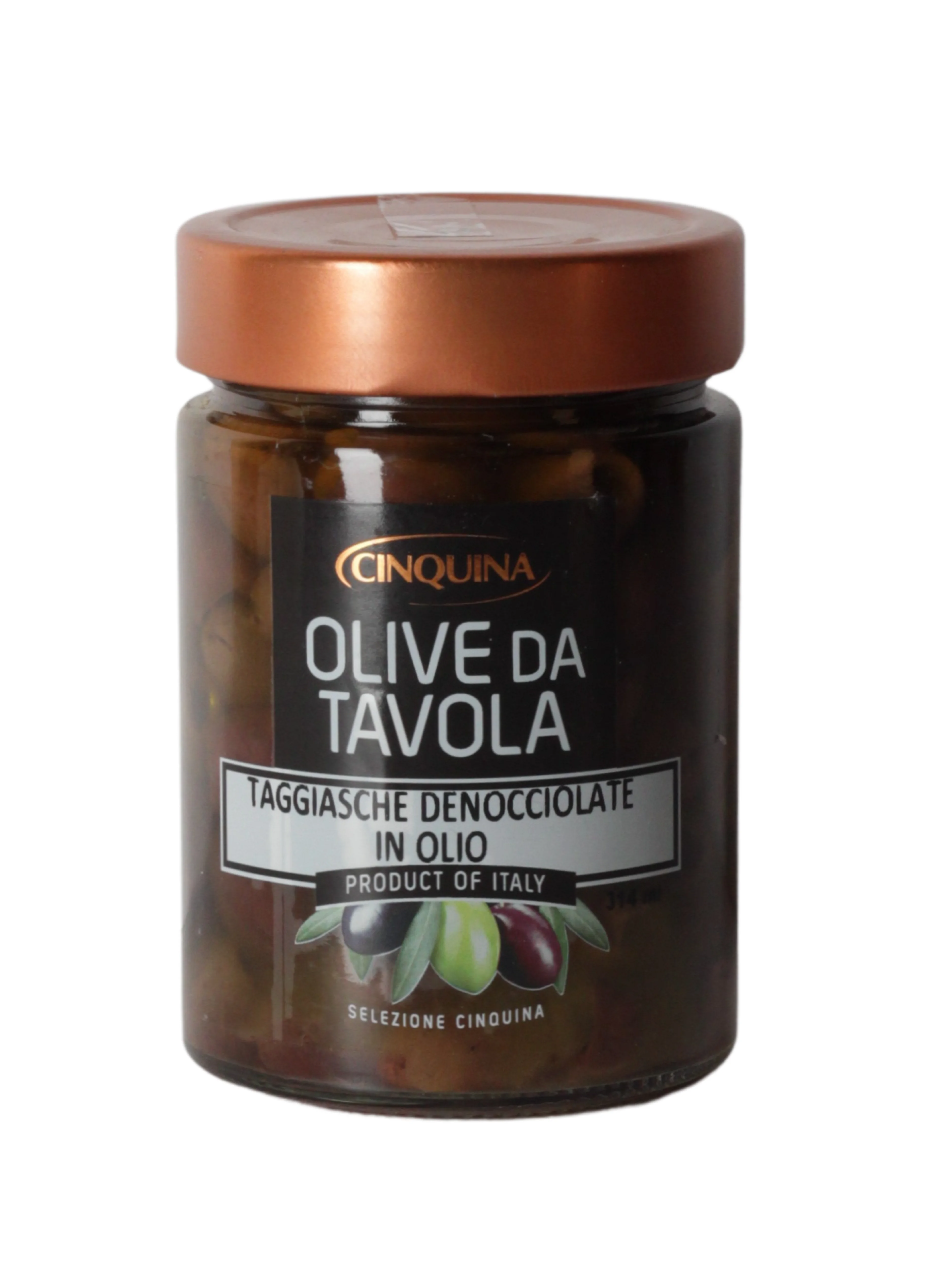 Olive Taggiasche Denocciolate in Olio 180 g Olive Taggiasche Denocciolate in Olio 180 g